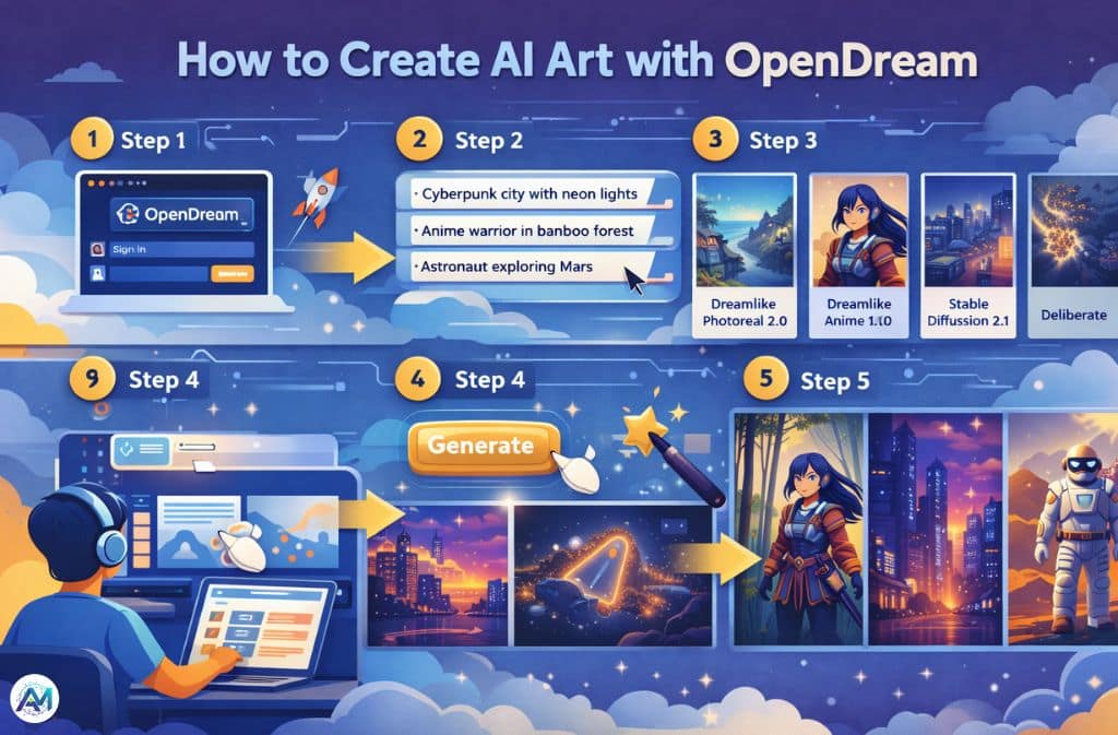 how-to-create-ai-art-with-opendream