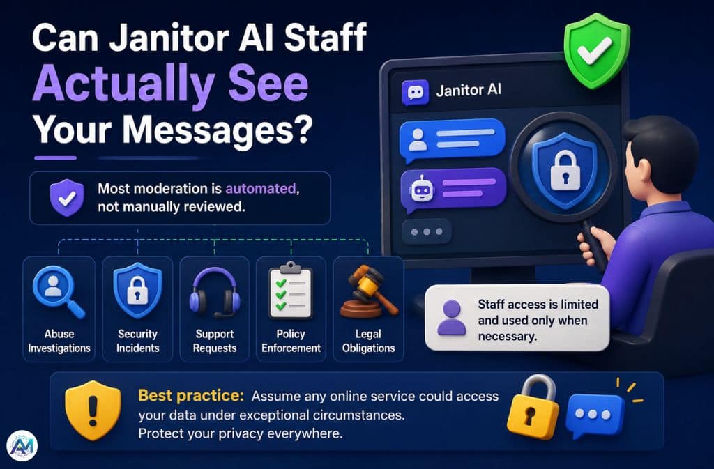 Can Janitor AI Staff Actually See Your Messages