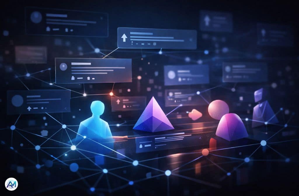 AI agents social network